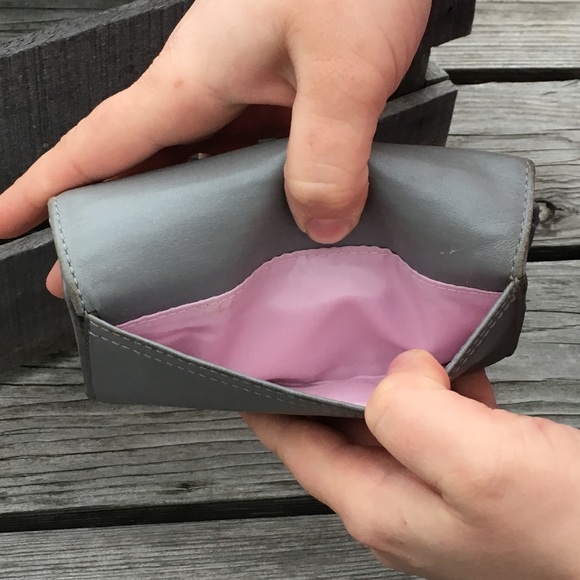 Coach Gray Leather Wallet! VGUC! - Picture 6 of 8